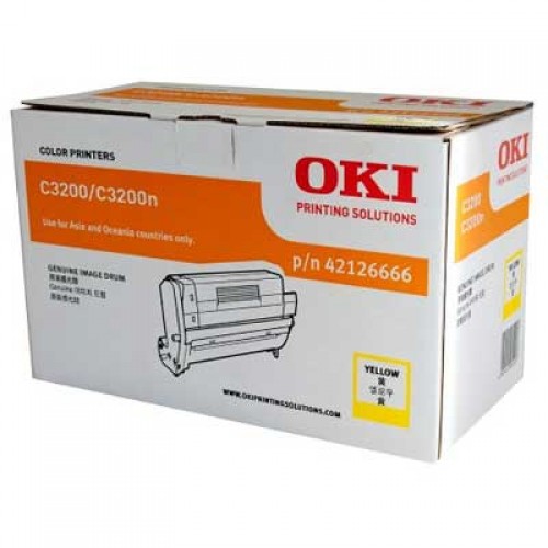 Original Genuine OKI C3200 YELLOW DRUM   42126666